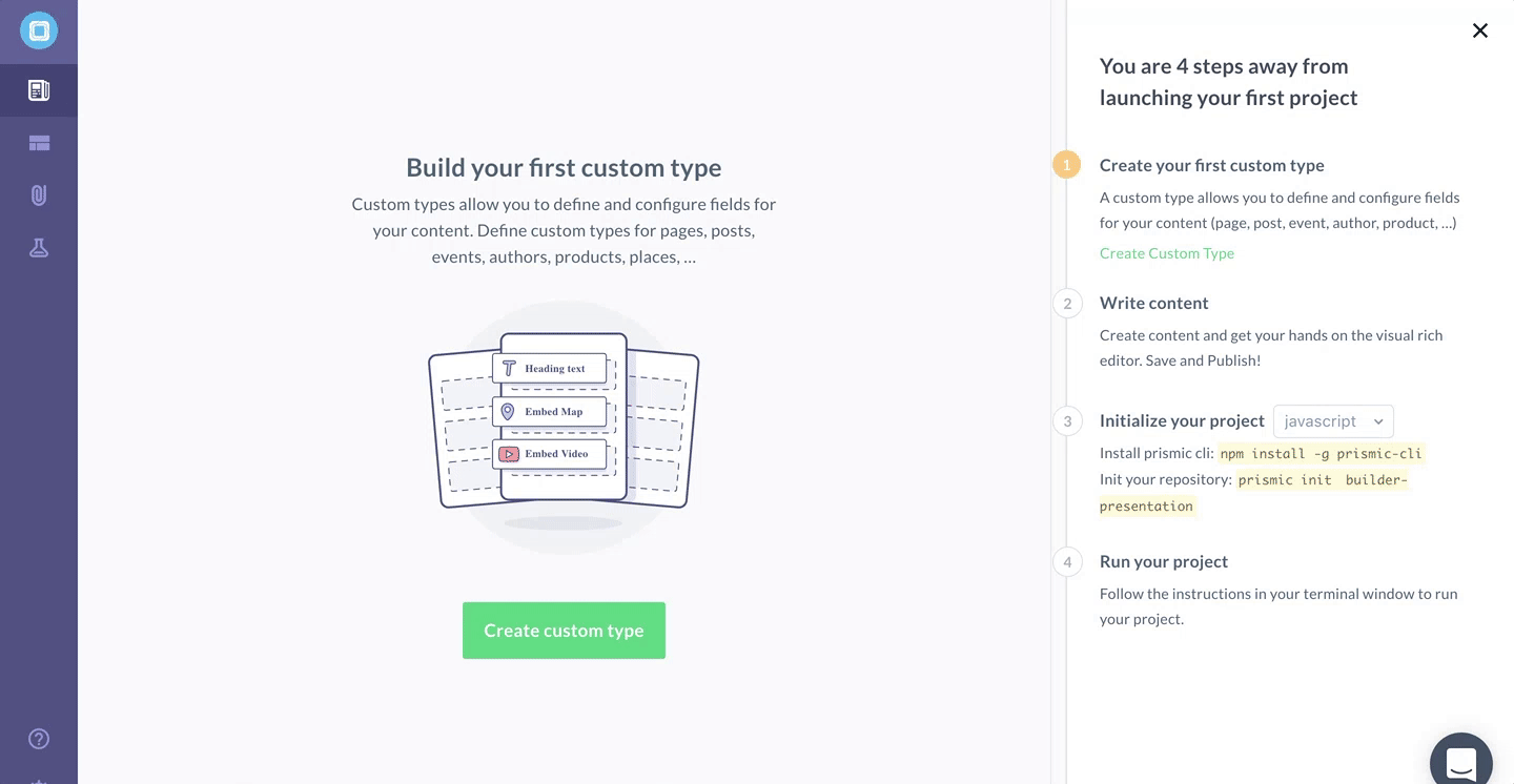 Drag and drop builder for advanced custom field types
